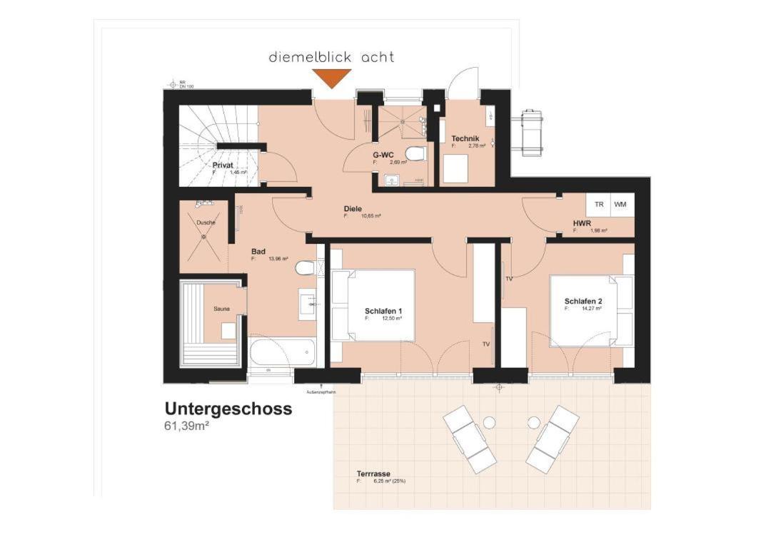 Diemelblick Acht - Ferienhaus Fuer 6 Personen Mit Sauna, Garten Und Dachterrasse Mit Panoramablick Heringhausen Extérieur photo