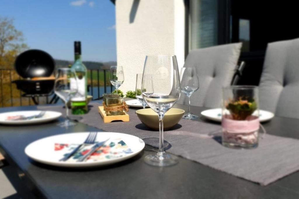 Diemelblick Acht - Ferienhaus Fuer 6 Personen Mit Sauna, Garten Und Dachterrasse Mit Panoramablick Heringhausen Extérieur photo
